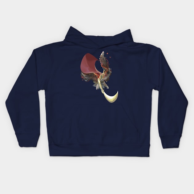 Malenia, Blade of Miquella Kids Hoodie by budgebuttons